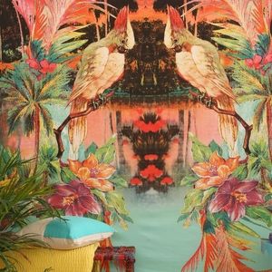 Birds of paradise tapestry